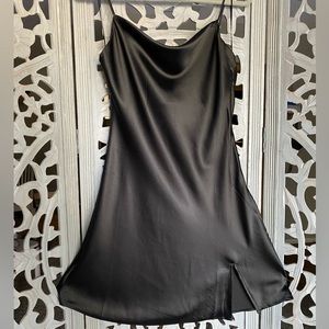 Victoria + Sophia Black Silk Dress